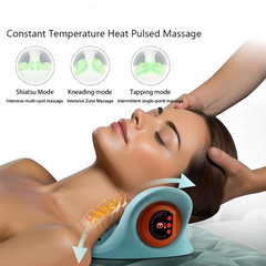 Electric Cervical Neck & Shoulder Massager with Traction Support – Lyra