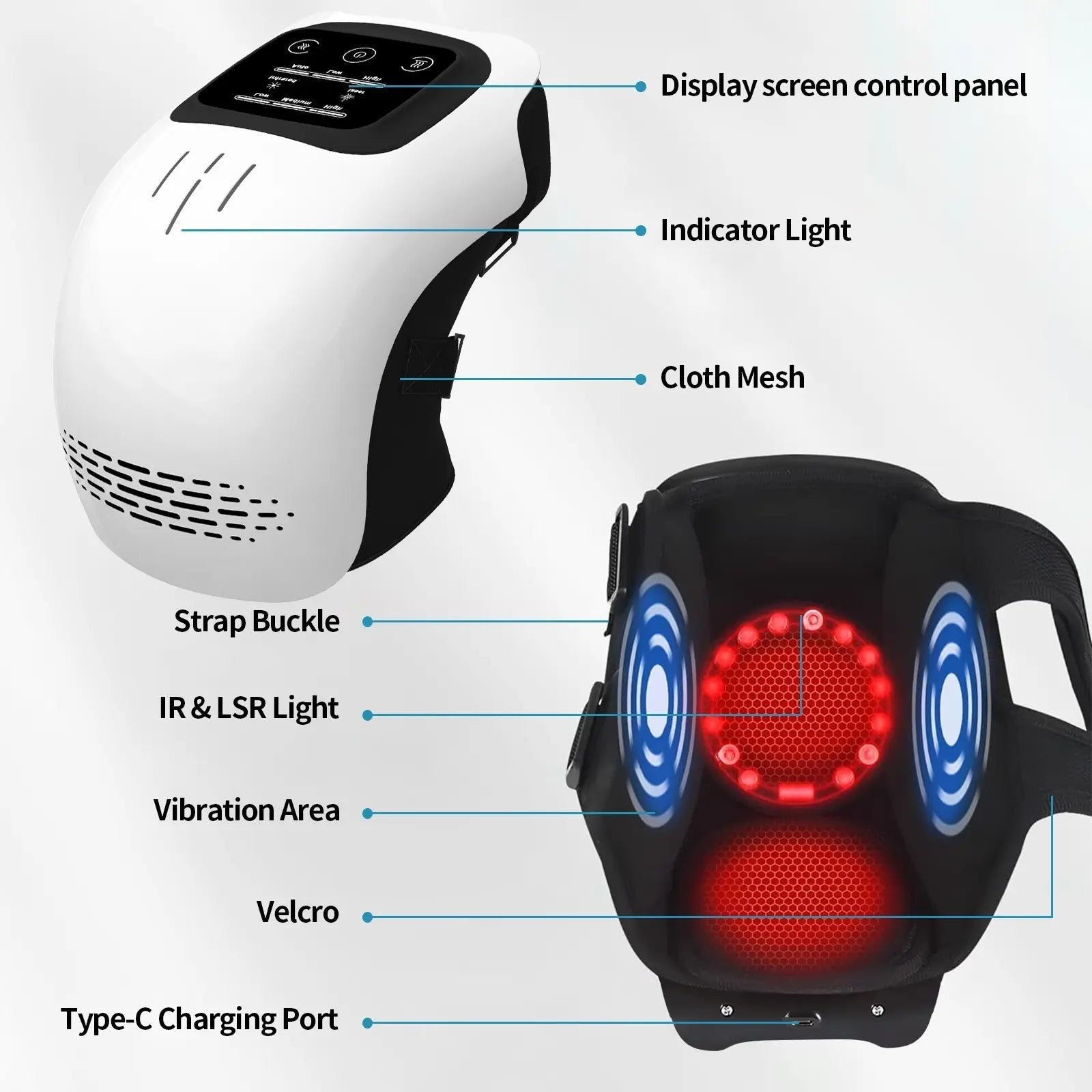 Intelligent Knee Massager Electric Knee Physiotherapy.