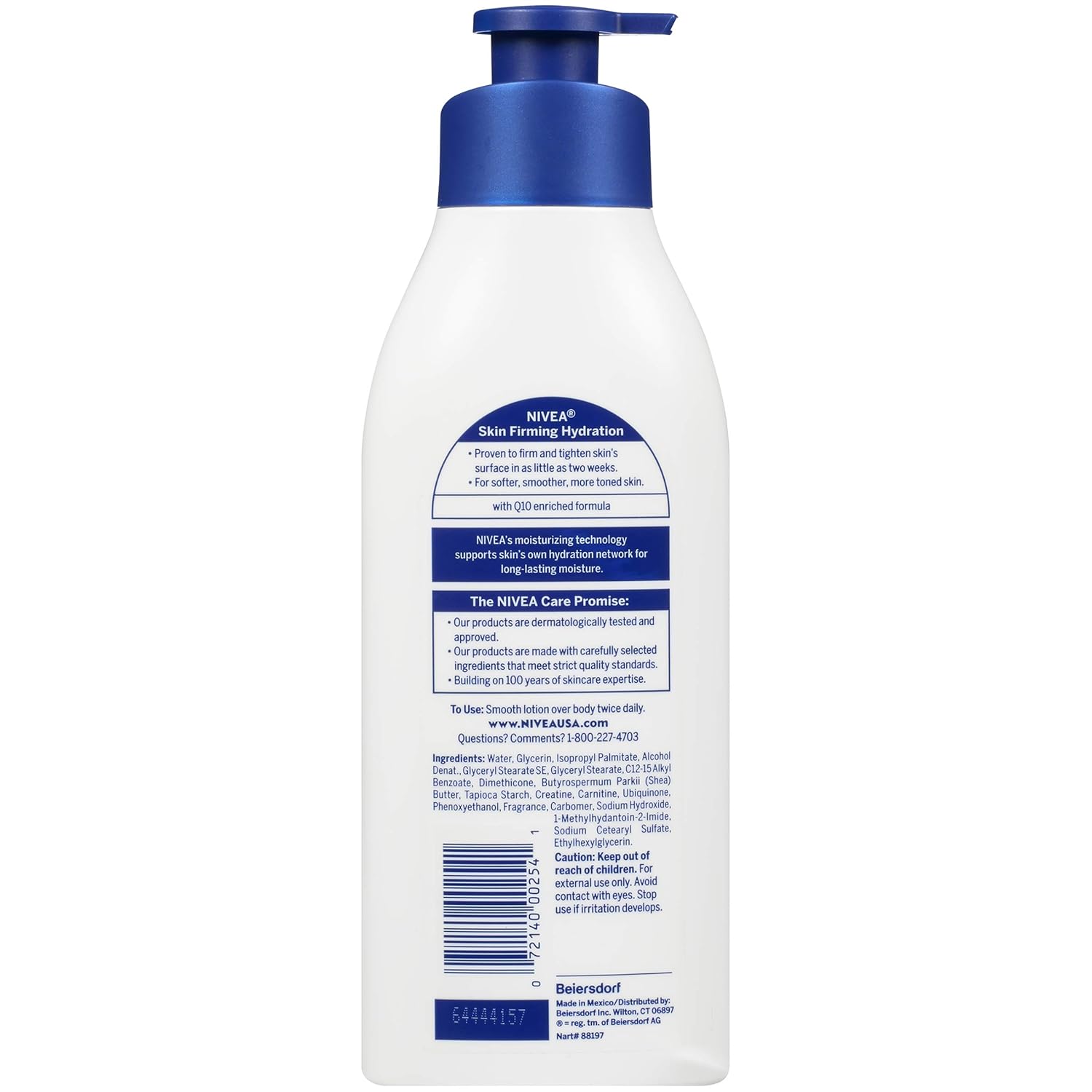 NIVEA Skin Firming Sheer Hydration Lotion with Q10 & Creatine – 16.9 fl oz