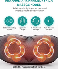 Nekteck™ 3D Shiatsu Neck & Back Massager
