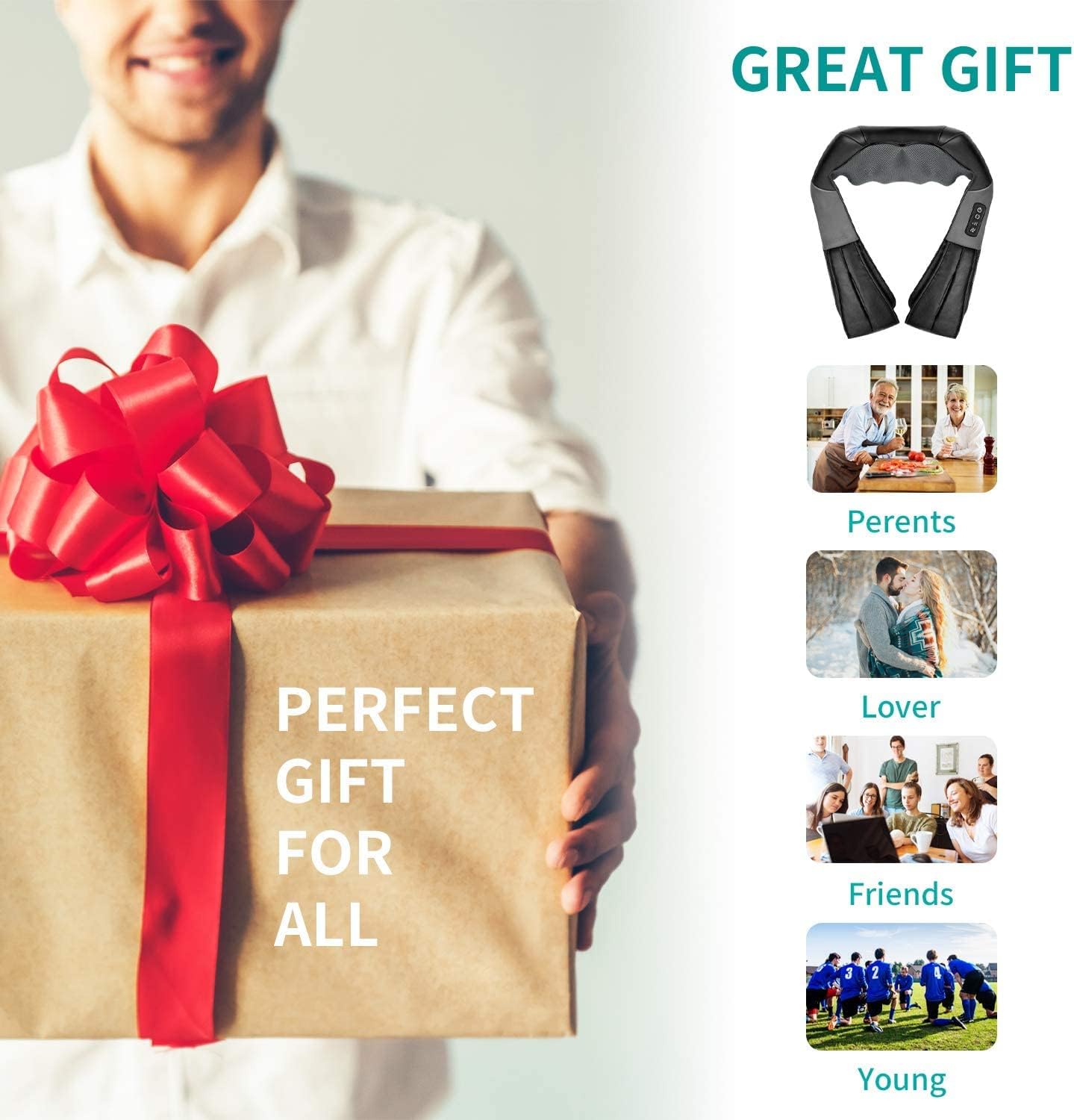 Nekteck™ 3D Shiatsu Neck & Back Massager