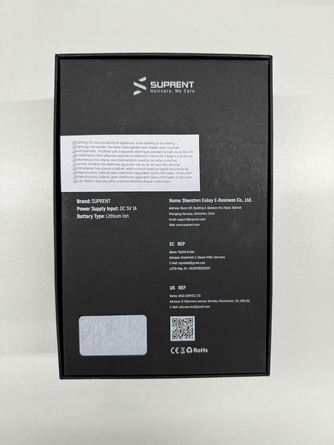 SUPRENT™ Gray Pro USB-C Grooming Kit — Cordless Professional Hair Clipper & Precision Trimmer with Smart LED Display