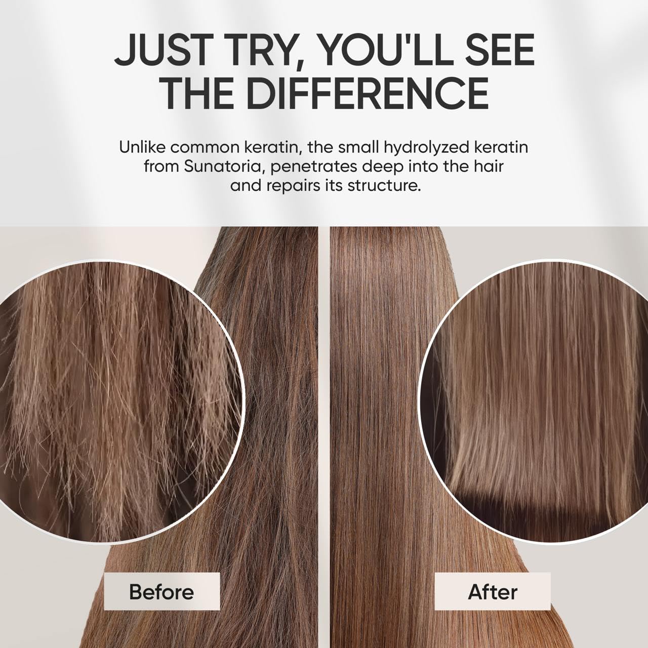 SUNATORIA Keratin Hair Mask – Deep Repair & Hydration Treatment