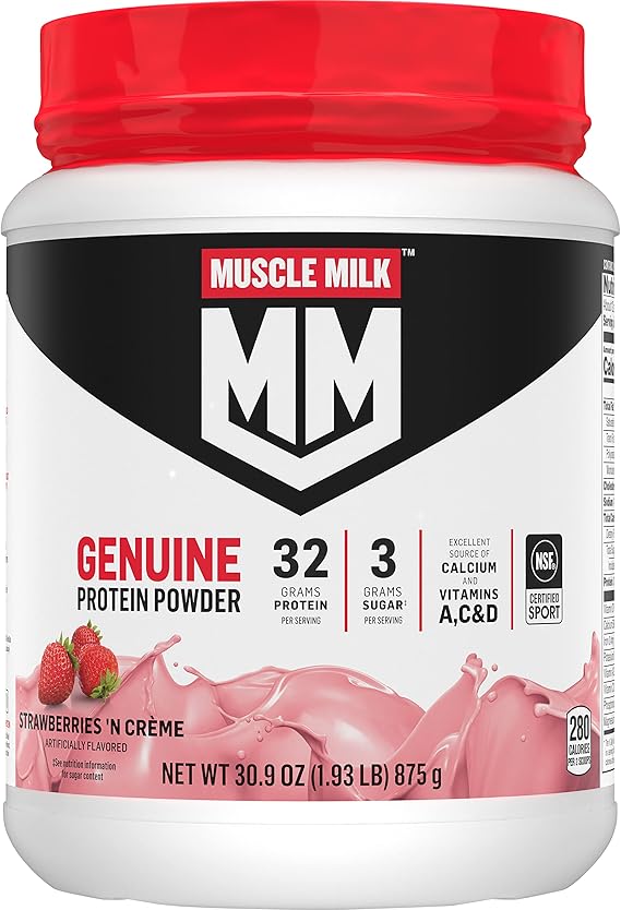 Muscle Milk Genuine Protein – Strawberries ‘N Crème (1.93 lbs)