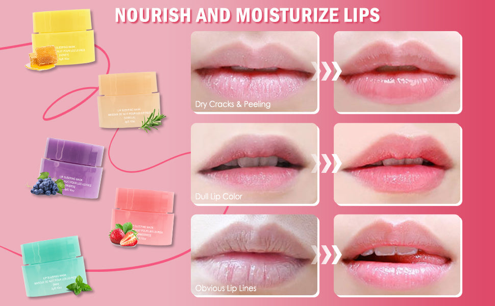 Lip Balm Healing Moisturizing All-natural Lip Mask For Dry Lips Lip Moisturizing Power Lip Care Nourishing Repair