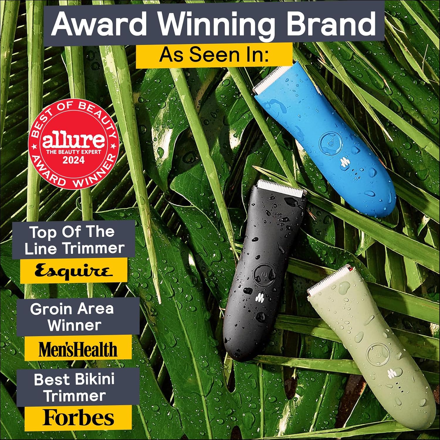 MERIDIAN Waterproof Groin & Body Trimmer – Smooth, Safe, Powerful