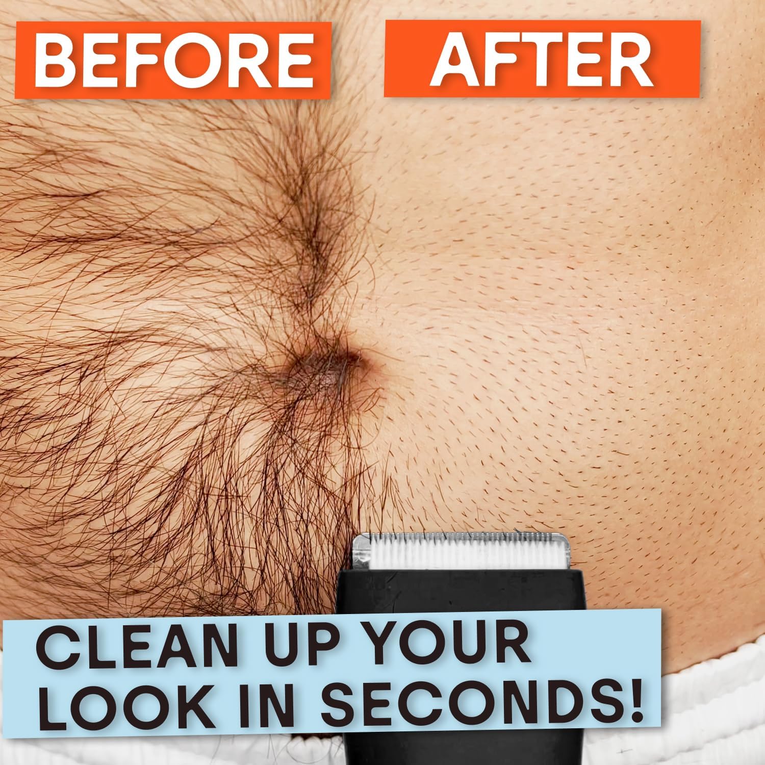 MERIDIAN Waterproof Groin & Body Trimmer – Smooth, Safe, Powerful