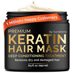 SUNATORIA Keratin Hair Mask – Deep Repair & Hydration Treatment