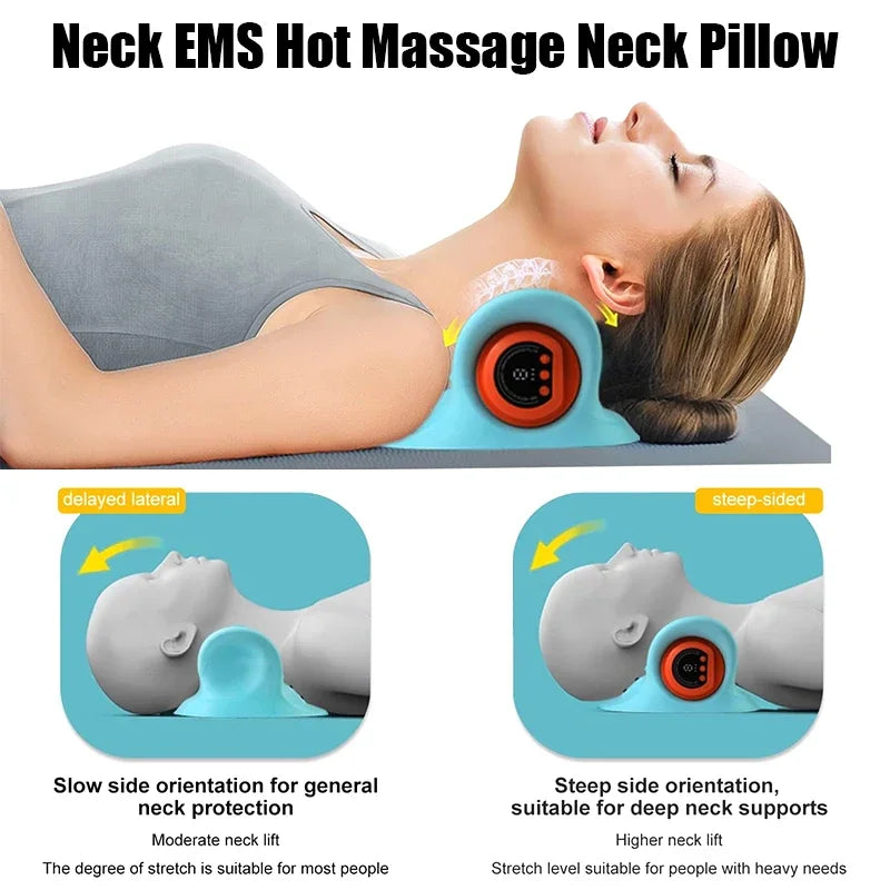 Electric Cervical Neck & Shoulder Massager with Traction Support – Lyra