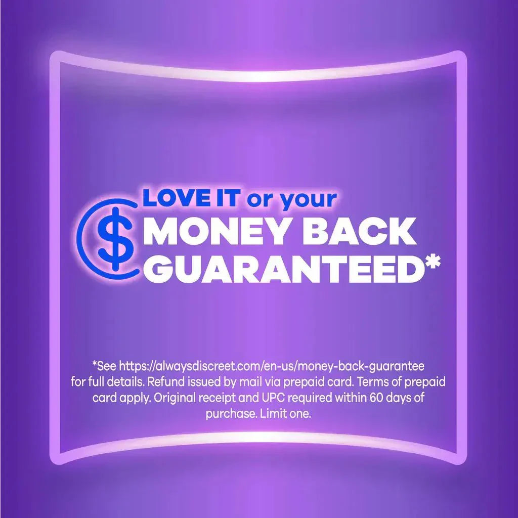 Always Discreet Maximum Protection Underwear.