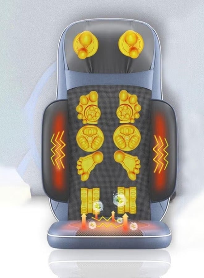 Premium Full-Body Shiatsu Massage Chair Pad with Heat Neck & Back