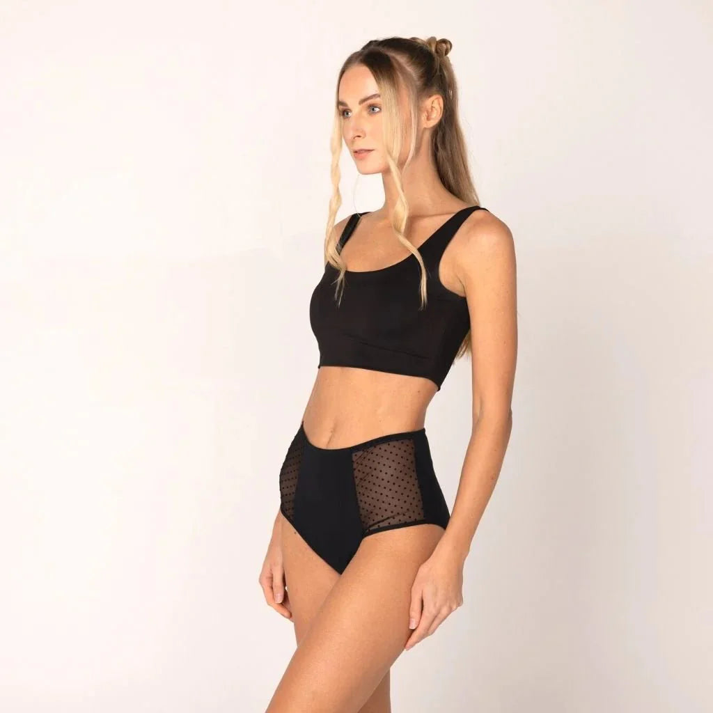 SPLENDEA MoistureSoft High-Waist Period Brief – Medium Flow